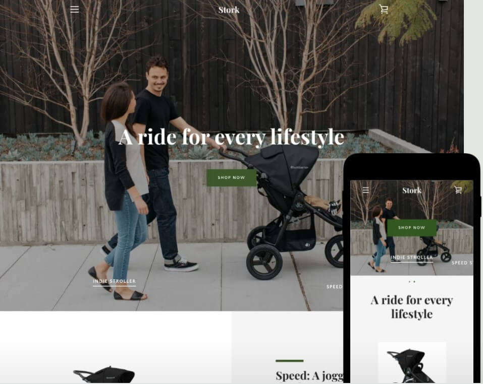 Narrative Theme - Cold - Ecommerce Website Template